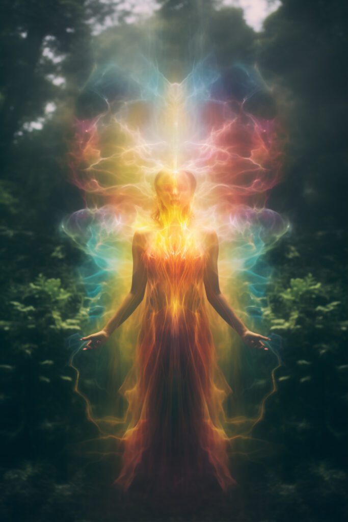 Feminine energy with spirituality